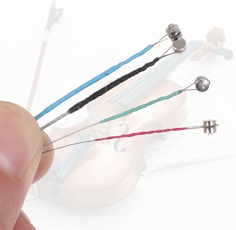 20 Pcs Violin Strings Full Set Violin Strings Universal String for 4/4 3/4 Size Stainless Core with Ball End in Saudi Arabia