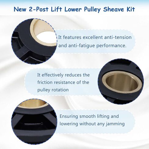New 2-Post Lift Lower Pulley Sheave Kit Fit for Rotary Lift SPOA7 SPOA9 SPOA10 in Saudi Arabia