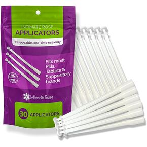 Intimate Rose 15 Count Vaginal Suppository Applicator - Fits Most Boric Acid Suppositories & Vaginal Suppository - Individually Wrapped Suppository Applicators from in Kuwait