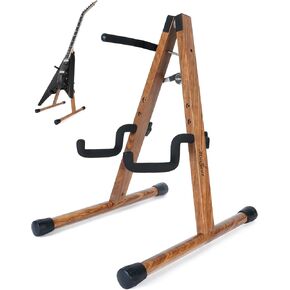 حامل جيتار كهربائي، حامل جهير عالمي على شكل حرف A مع ذراع مضاد للطرف ومنصات EVA، حامل رف جهير كهربائي يناسب كيلي أو رودز أو فايربيرد أو إكسبلورر أو ستراندبيرج أو أي شكل آخر شديد لمرحلة الاستوديو in Kuwait