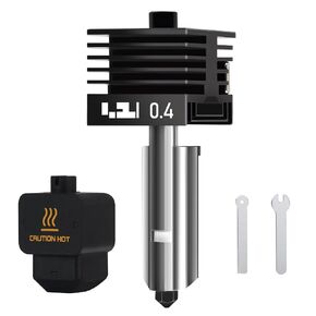 2PCS 0.2mm Hotend for Bambu Lab P2S/H2S/H2D/H2D Laster/H2D AMS Combo/A1/A1 Mini, Extruder Print Head Quick Swap Hot End Design with Extra 2PCS Silicone Cover Sock Hardened Steel Nozzle in Kuwait