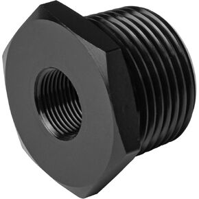 1/2-28 "NPT ذكر إلى 3/4" NPT أنثى المخفض جلبة المناسب محول عرافة الألومنيوم الأسود in Kuwait