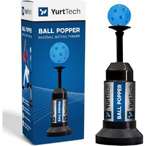 Ball Popper Baseball Training Equipment – Timing & Hitting Skill Development, Spring-Powered Pop Up Tee Batting Trainer for Practice Without a Pitcher (1 Popper Ball Included) in Kuwait