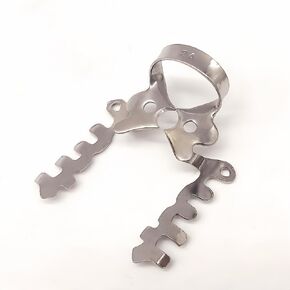 1 piece Dental Multi-Funtional Rubber Dam Clamp Dental Special Clips Dental Restoration Rubber Dam Barrier Clips Stainless Steel (1 piece NO.7-M) in Kuwait
