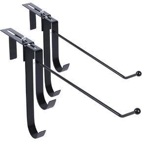 2PCS Pool Fence Hooks Pool Pole Hanger for Swimming Ring,Towel,Adjustable Pool Float Organizer Storage Rack Swimming Accessories Equipment,Indoor and Outdoor Storage,Space-Saving in Kuwait