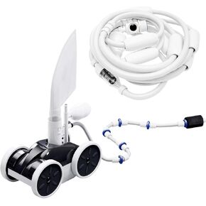 MAKHOON Upgrade Pool Pressure Side Sweeper: Professional Solution for Cleaning Your Swimming Pool (Four Wheels are Better Than Three) Need 1.5" Female Thread Pool Booster Pump Inlet, 4 Bar Pressure in Kuwait