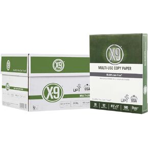 (8.5 "" × 11 "" خطاب)-ورقة طباعة ونسخ متعددة الاستخدامات ، أبيض ، سطوع 92 ، حالة من 10 ريامس-5000 صفحة إجمالي (OX9001-CTN) in Kuwait