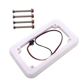 استبدال أجزاء آلة بيع الإطار متقبل العملة LED باللون الأبيض 11.5 سم × 8.8 سم (4.5 × 3.5 بوصة) لوحة زخرفية ذاتية الصنع مع براغي تثبيت in Kuwait