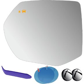 زجاج مرآة جانبية للسائق EAP متوافق مع تاهو، يوكون، إسكاليد، سوبربان 2021-2025، مُسخن بنقطة عمياء بدون تعتيم تلقائي 84315163 84642722 GM1324218 GM1324217 in Kuwait