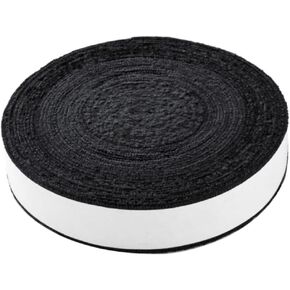 Anti Slip Thick Roll Towel Grip Tape, 10m for Tennis Squash Badminton Racquet Racket Over Grips Replacement, Black in Saudi Arabia