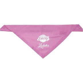 Littlearth Los Angeles Lakers Dog Cat Mesh Jersey Bandana Pink S/M in Kuwait