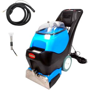 Commercial Walk-Behind Carpet Extractor Machine, 160 PSI Cold Water Carpet Cleaner, 21 KPA Suction, 13.8" Brush Width, 18.5" Squeegee Width, 10.5-Gal Solution Tank, 8-Gal Recovery Tank in Kuwait