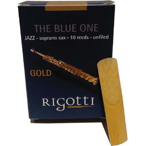 Rigotti RG.JSS Gold Jazz Soprano Saxophone Reeds - 2.5 Medium (10-pack) in Kuwait
