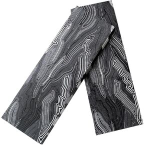 2-Piece Set of Composite Resin Handle Blanks, Suitable for DIY Sword and Knife Grip Fabrication(Multi-Colored,13X4.5X0.8CM) in Saudi Arabia