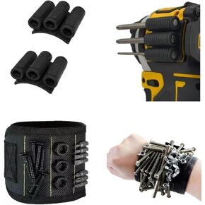 حامل لقم المثقاب، حامل لقمة الحفر للسائق المؤثر، سوار معصم مغناطيسي، منظم لقمة المثقاب، لاصق قوي يعلق على مفكات الصدمات in Kuwait