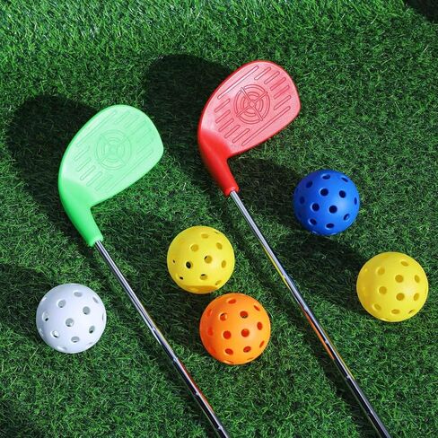 4 Pack 36" Backyard Golf Club Set with Oversize Heads & 12 Practice Balls, Play Outdoor Golf Yard Games for Adults, Hit Plastic or Foam Balls in Grass/Parks/Yards (Right Hand) in Saudi Arabia