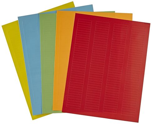 Diversified Biotech RNBW-2400 Polyolefin Sidewall Cryo-Tags Laser Label, Use with Microplate, 0.25" Width x 1.50" Length, Rainbow Pack (Pack of 3120) in Saudi Arabia