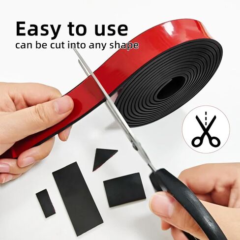 WELSTIK Adhesive Rubber Strip, 1" Wide x 1/8" Thick x 16' Long Neoprene Gasket Seal, High-Density Weather Stripping with Strong Adhesive Backing for Automotive, Door, Window, and Soundproofing in Saudi Arabia