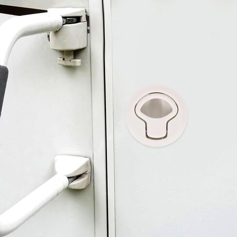 Cabilock Flush Pull Slam Latch Locking Deck Hatch Handle for Boat and Trailer Door, Hatch Pull Ring in Saudi Arabia