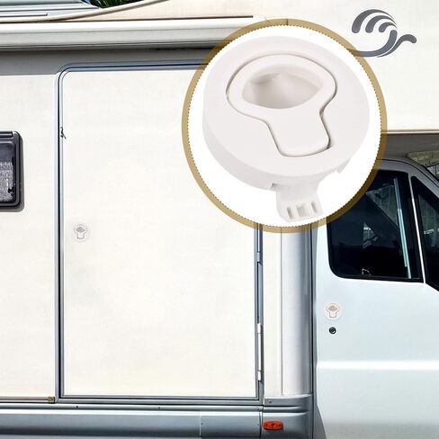 Cabilock Flush Pull Slam Latch Locking Deck Hatch Handle for Boat and Trailer Door, Hatch Pull Ring in Saudi Arabia