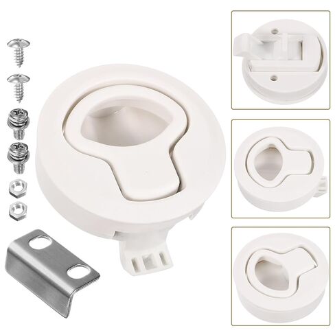 Cabilock Flush Pull Slam Latch Locking Deck Hatch Handle for Boat and Trailer Door, Hatch Pull Ring in Saudi Arabia