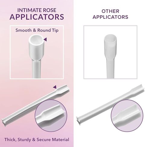 Intimate Rose 15 Count Vaginal Suppository Applicator - Fits Most Boric Acid Suppositories & Vaginal Suppository - Individually Wrapped Suppository Applicators from in Saudi Arabia