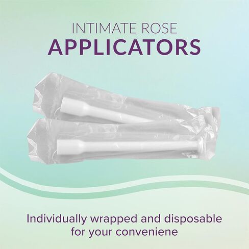 Intimate Rose 15 Count Vaginal Suppository Applicator - Fits Most Boric Acid Suppositories & Vaginal Suppository - Individually Wrapped Suppository Applicators from in Saudi Arabia