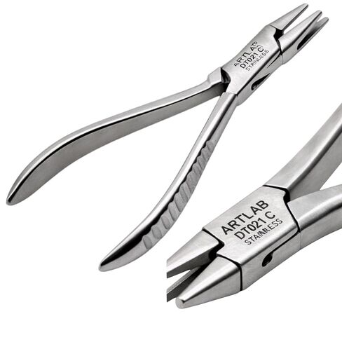 5.5" Aderer Wire Bending Pliers 3 Prong Orthodontic Pliers for Braces Dental Instruments German Stainless Steel in Saudi Arabia
