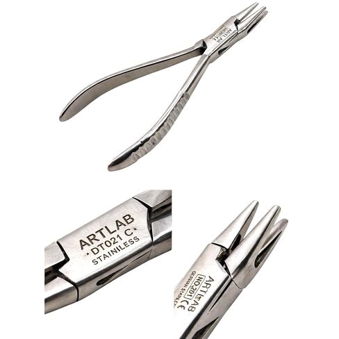 5.5" Aderer Wire Bending Pliers 3 Prong Orthodontic Pliers for Braces Dental Instruments German Stainless Steel in Saudi Arabia