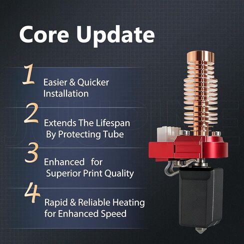Thermal Conductivity Hotend for Flashforge Adventurer 5M/ 5M Pro Extruder Kit（with 0.25MM/0.4MM/0.6MM/0.8MM Hardened Steel Nozzle） Ceramic Print Head for FF AD5M Accessories in Saudi Arabia