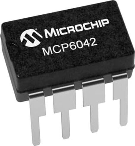 تقنية Microchip، MCP6042-I/P، مضخم تشغيل مزدوج - 14 كيلو هرتز GBP - 600nA - من السكك الحديدية إلى السكك الحديدية I/O - 1.4 إلى 6.0 VDC - -40 درجة مئوية إلى 85 درجة مئوية - PDIP 8-Lead (60 عنصر/عناصر) in Saudi Arabia