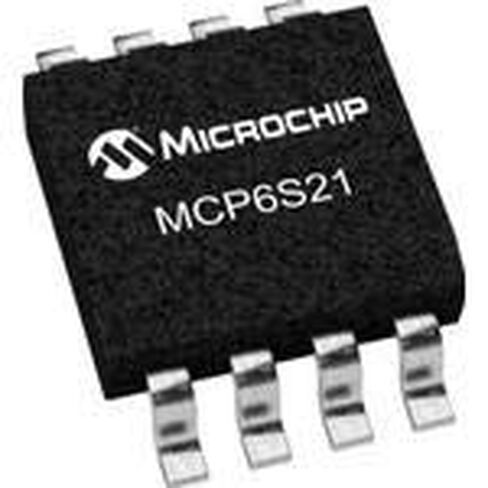 تقنية الرقاقة الدقيقة، MCP6S21-I/SN، SP Amp Variable Gain Amp Single R-R I/O 5.5V 8-Pin SOIC N Tube (100 عنصر/عناصر) in Saudi Arabia