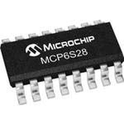 تقنية الرقاقة الدقيقة، MCP6S28-I/SL، SP Amp متغير الكسب أمبير أحادي R-R I/O 5.5V 16-Pin SOIC N Tube (50 عنصر/عناصر) in Saudi Arabia