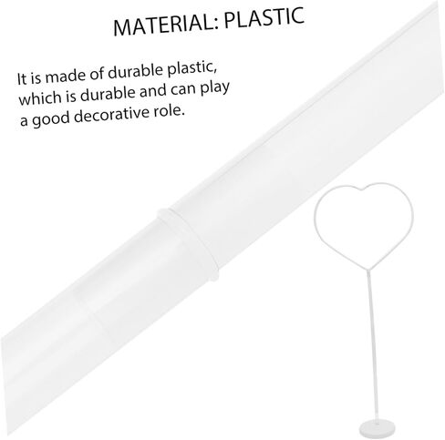 Toyvian Balloon Column Stand Kit DIY Balloon Support Supply with Heart-shaped Frame for Party Decorations in Saudi Arabia