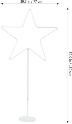 Operitacx Star-shaped Balloon Stand Kit Pvc Balloon Support with Base for Wedding Birthday Party Decorations Rack in Saudi Arabia