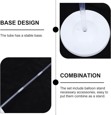 Operitacx Star-shaped Balloon Stand Kit Pvc Balloon Support with Base for Wedding Birthday Party Decorations Rack in Saudi Arabia