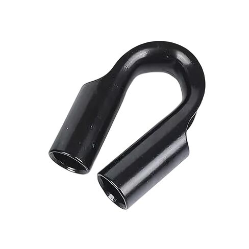 Stainless Steel Wire Rope Tube Thimbles, Black, Set of 2 (3/8") in Saudi Arabia