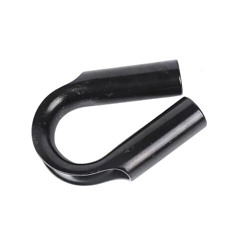 Stainless Steel Wire Rope Tube Thimbles, Black, Set of 2 (3/8") in Saudi Arabia