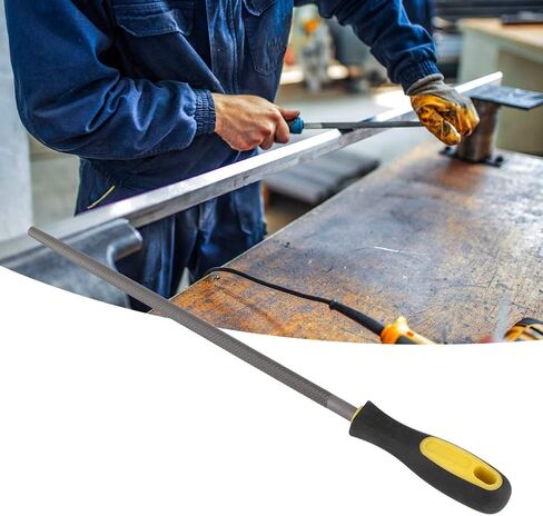 مبرد طحن دائري من كيكومي، 12 مبرد فولاذي دائري للطحن مع أداة حرفية وشحذ وتشكيل للمشروعات المعدنية (#1) in Kuwait