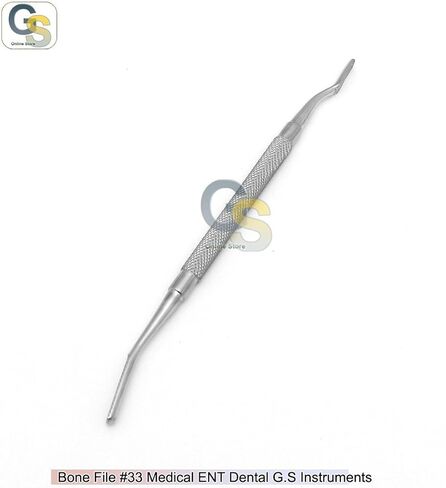 Dental Bone Files #33. Stainless Steel by G.S Online Store in Saudi Arabia