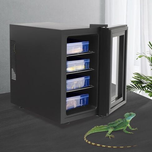 حاضنة الزواحف، حاضنة بيض الزواحف الذكية سعة 6.08 جالون مع 3 أرفف قابلة للإزالة وشاشة LED، حاضنة خزانة ذكية لدرجة الحرارة والرطوبة الثابتة لتفريخ السلاحف والأفعى السحلية وما إلى ذلك in Kuwait