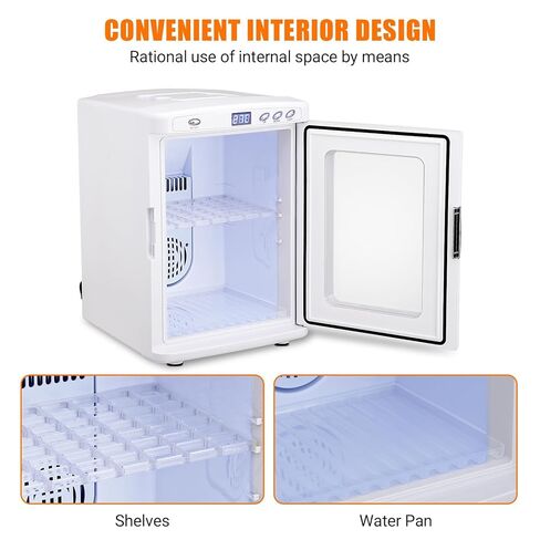 25L Reptile Incubator for Hatching Eggs, Digital Heating & Cooling Cabinet with LED Temperature Display, 41–140°F Lab Incubator for Petri Dishes, 12V/110V in Saudi Arabia