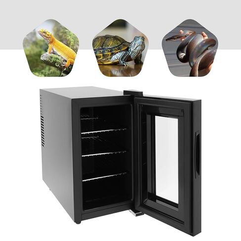 Reptile Egg Incubator, 6.08 Gal Capacity Reptile Scientific Lab Incubator with LED Screen, 50-104°F Adjustable Temperature Air Cooling Detachable Cabinet Incubators ±34.7°F Temperature Accuracy in Saudi Arabia