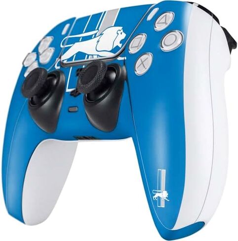 Skinit Decal Gaming Skin Compatible with PS5 Controller - Officially Licensed NFL Detroit Lions Retro Logo Design in Saudi Arabia