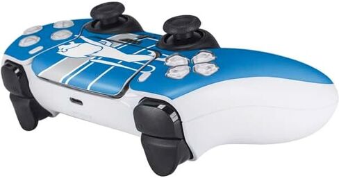 Skinit Decal Gaming Skin Compatible with PS5 Controller - Officially Licensed NFL Detroit Lions Retro Logo Design in Saudi Arabia