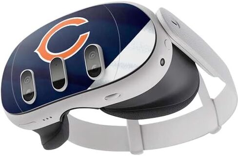 ملصق Skinit المخصص للألعاب متوافق مع Meta Quest 3 - تصميم NFL Chicago Bears المرخص رسميًا in Saudi Arabia