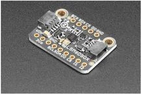4438 LSM6DSOX 6 DoF مقياس التسارع والجيروسكوب - STEMMA QT / Qwiic in Kuwait