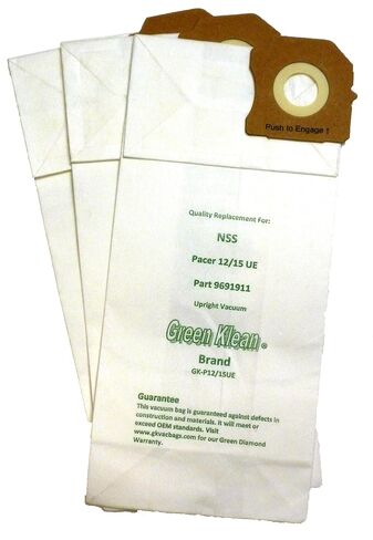 Green Klean GK-P12/15UE NSS Pacer 12/15 UE Upright Replacement Vacuum Bags (10-Pack) in Kuwait
