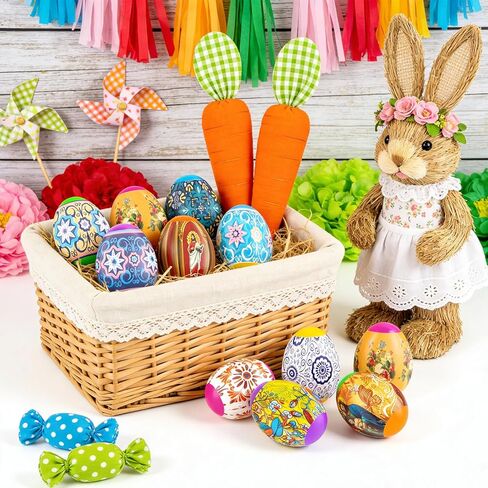 Easter Egg Shrink Wrap Decorations, 36 Pieces Religious Thermo Heat Shrink Sleeves for Pysanka Ukrainian Pysanky Party Supplies Traditional Easter Eggs Wraps Decorating Kit in Kuwait