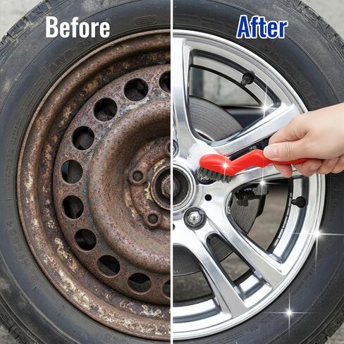 3-Pack Stainless Steel Wire Brush, 6.5 Inch Heavy Duty Cleaning Brush with Curved Ergonomic Handle, Stiff Steel Bristles for Rust Removal, Grill Grates, Metal Cleaning & Deburring in Saudi Arabia